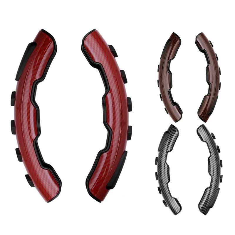 Углеродное волокно анти скольжение рулевое колесо крышка усилителя без Спиннер