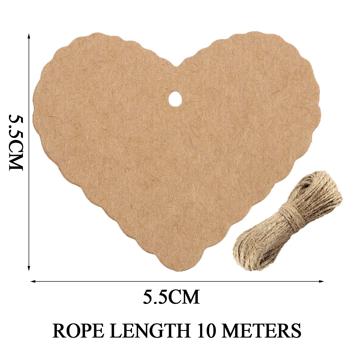 100 шт. бирки для подарков на день Святого Валентина | Дом и сад