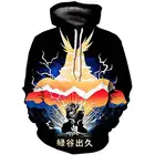 Толстовка с капюшоном моя геройская Академия Katsuki Bakugo, толстовка унисекс, одежда для мужчин и женщин, толстовка с мультяшным принтом Moleton, удобная