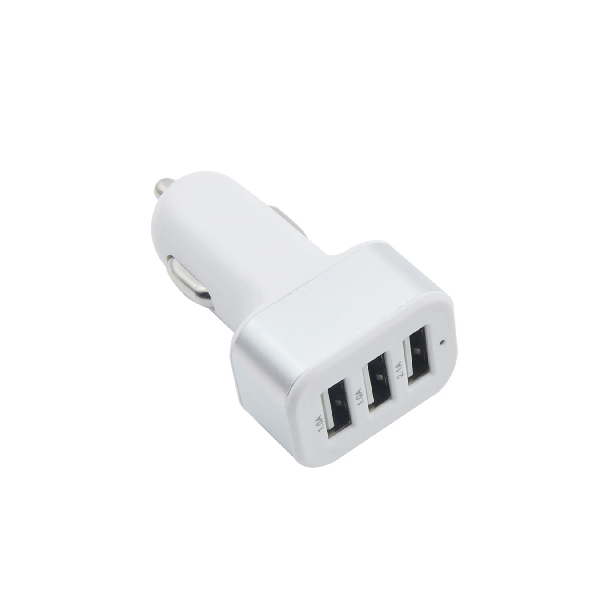 Подсветка Autolader Met Voor 3 Usb-poorten usb-адаптер для Sigarettenaansteker Dc 12 V/24 V 2.1A/1A | Автомобили и