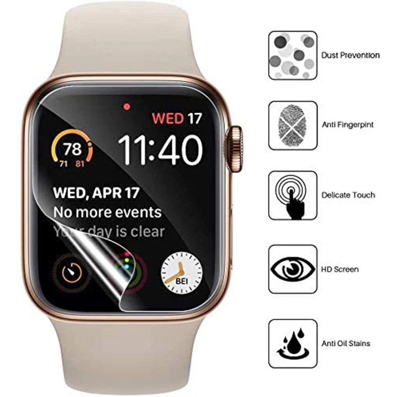 Защитная пленка для Apple Watch Series 6 5 4 3 2 1 SE 44 мм 40 42 38 | Наручные часы