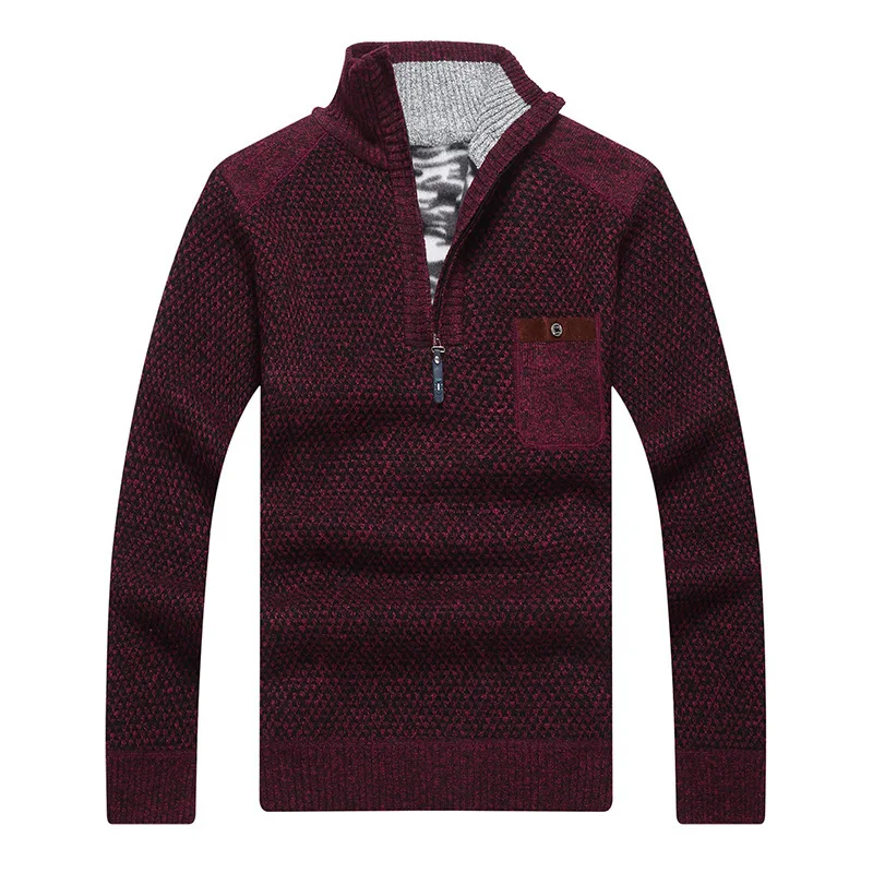 2019 осень зима мужской комплект свитер пальто из искусственного меха шерстяной