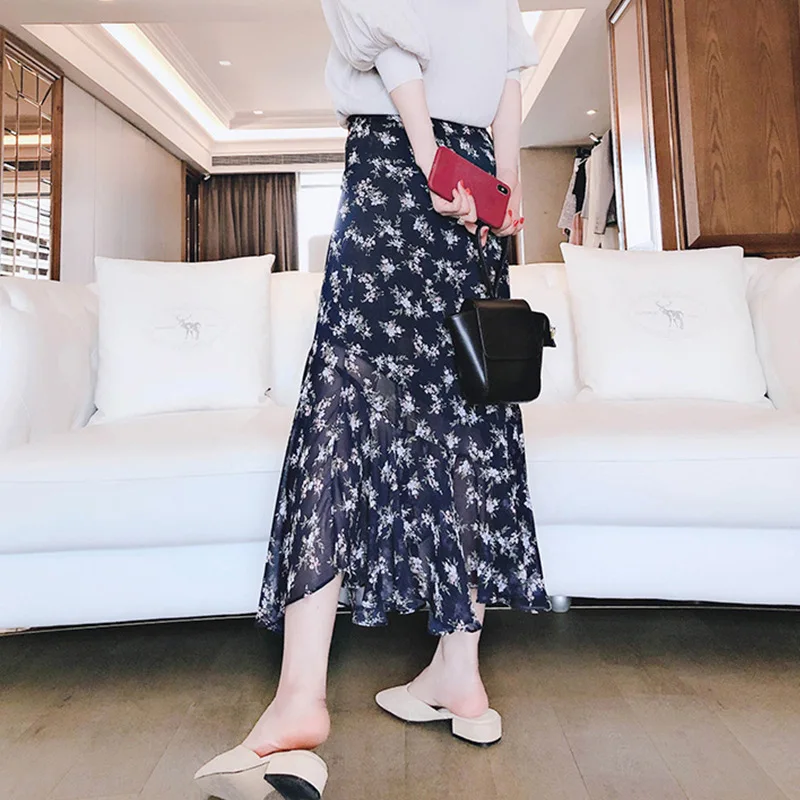 Женская юбка с цветочным принтом от производителя летняя 2020 новый стиль Ретро