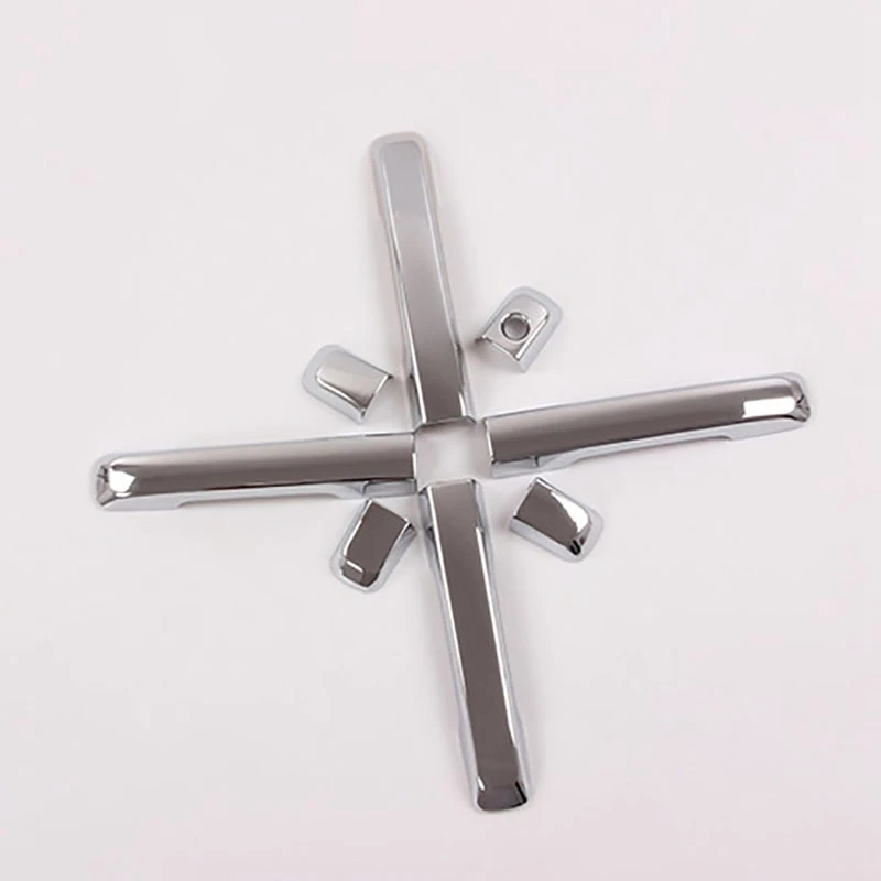 8 шт./компл. хромированные автомобильные дверные ручки из АБС-пластика облицовка