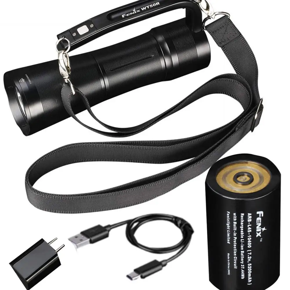 Usb type C Быстрая зарядка и USB разрядка Fenix WT50R Многофункциональный портативный