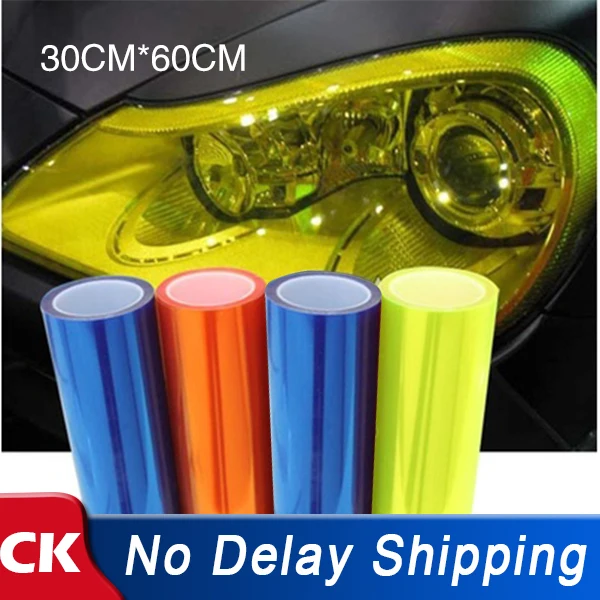 Стайлинг автомобиля 30 см х 60 автомобильный головной светильник задняя фара туман