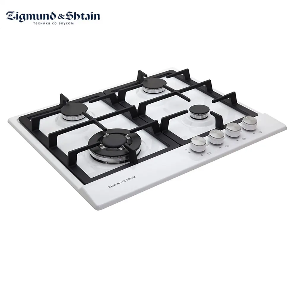 Газовая варочная поверхность Zigmund & Shtain GN 128.61 W|Встраиваемые варочные панели| |