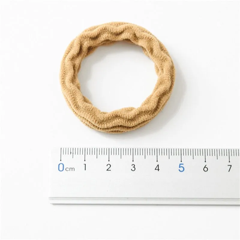 

5Pcs Strong Elastic Hair Bands Rubber Rings Hair Ties Band Resilience Seamless Wave Rope for Women Girls Ponytail Holder