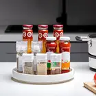 Вращающаяся на 360 градусов стойка для хранения, поднос для специй, фотоаксессуары, Кухонное хранилище