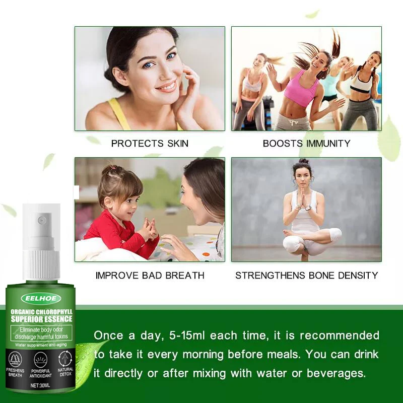 Хлорофилл уменьшает поры сыворотка для лица натуральная детоксикация против
