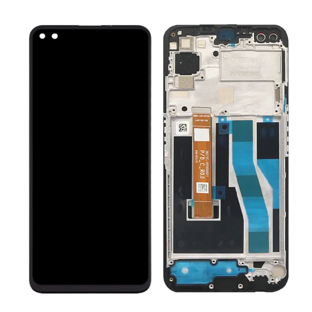 6 6 for oppo realme 6 pro lcd display touch screen digitizer assembly for realme 6 pro lcd screen replacement rmx2061 rmx2063 free global shipping