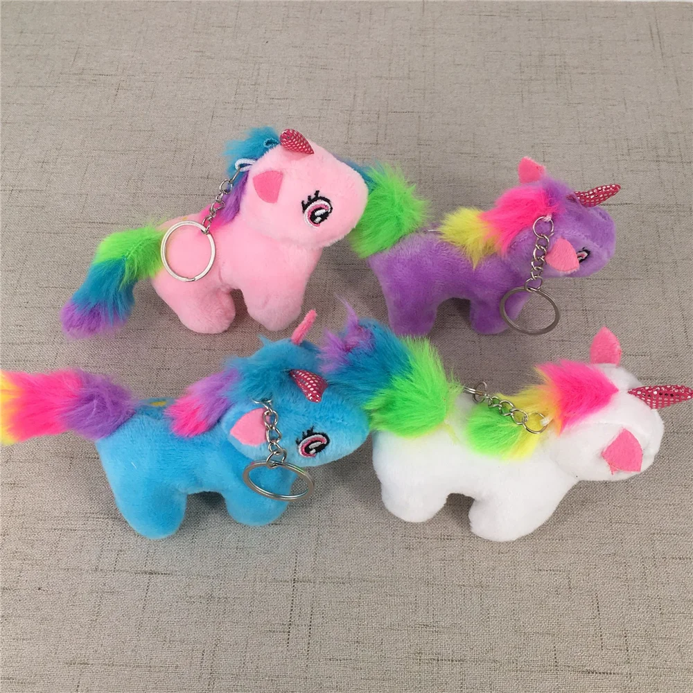 Размер 7 см 12 и 15 Подарочная игрушечная лошадь плюшевая кукла детский брелок для