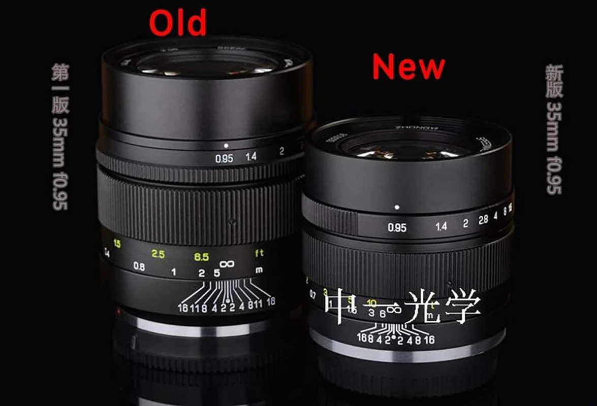 Портативный Компактный объектив Zhongyi Mitakon Speedmaster 35 мм F0.95 с большой апертурой Для