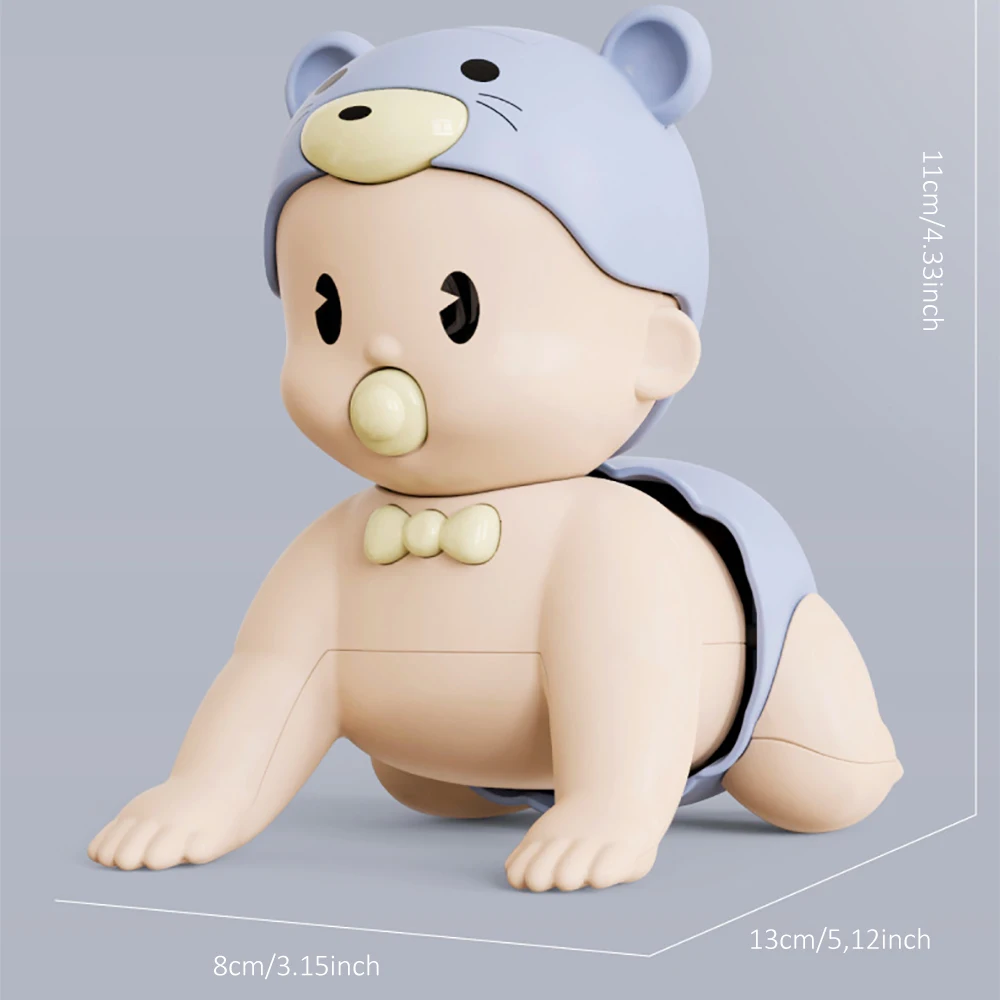 

Baby Crawl Toy Infants Electric Crawling Baby Doll Toddlers Learn To Climb Toys Early Educational Sound Movement Crawling Dolls