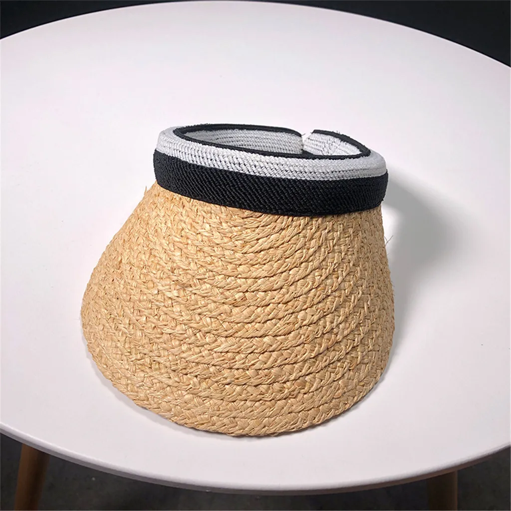 Шляпа SAGACE Соломенная женская с широкими полями модная Панама от солнца в