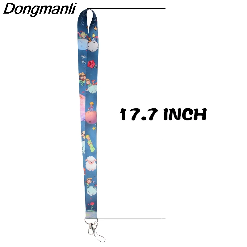 

PC172 Wholesale 20pcs/ lot Le Petit Prince Lanyard Badge ID Lanyards/ Mobile Phone Rope/ Key Lanyard Neck Straps Accessories