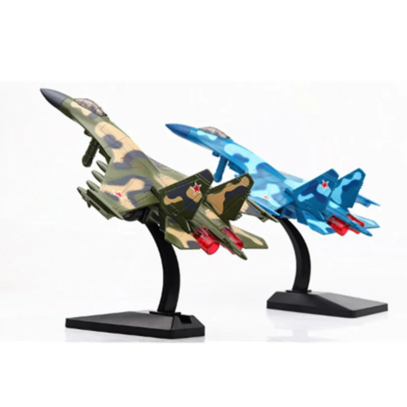 Коллекция 1:32 Масштаб 22 см Россия Sukhoi Su-35 модель истребителя откатная литая под