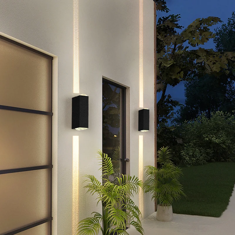

Светодиодный настенный светильник большого размера, алюминиевый, наружный, IP65, водонепроницаемый, для дома, лестницы, спальни, прикроватног...