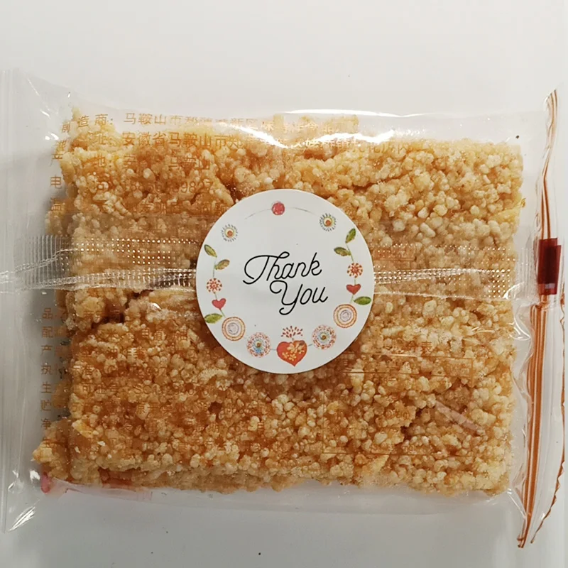 60 шт упаковочные подарочные пакеты спасибо этикетка бумажные свадебные