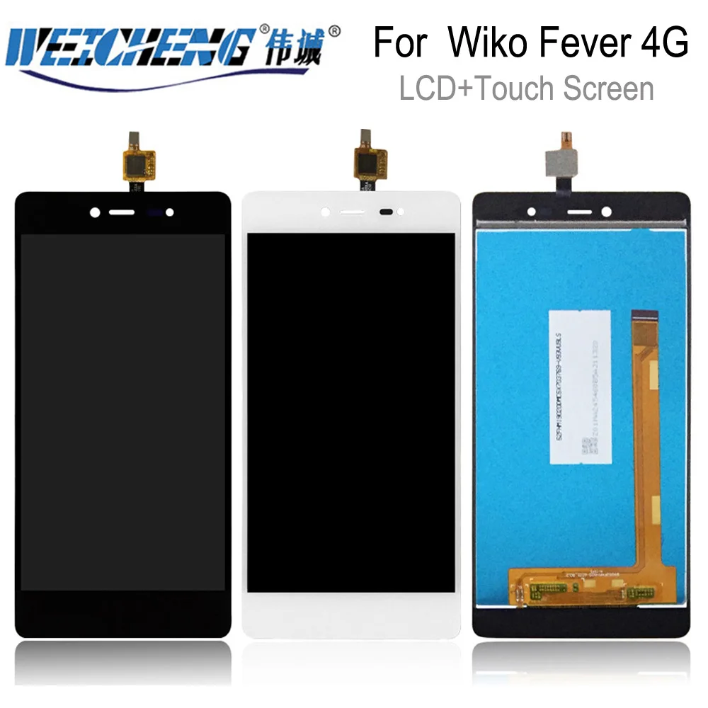 ЖК дисплей и тачскрин в сборе для телефона Wiko Fever 4G дигитайзер сенсорная