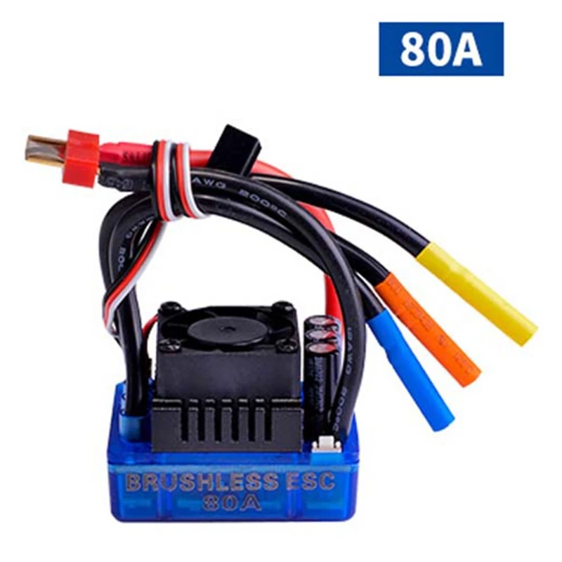 

25A/35A/45A/60A/80A/120A Sensorless Brushless Motor ESC for remote Control RC B36E