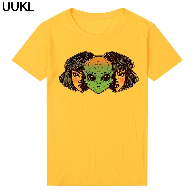 Футболка UUKL женская в стиле Харадзюку тонкая белая рубашка готическом