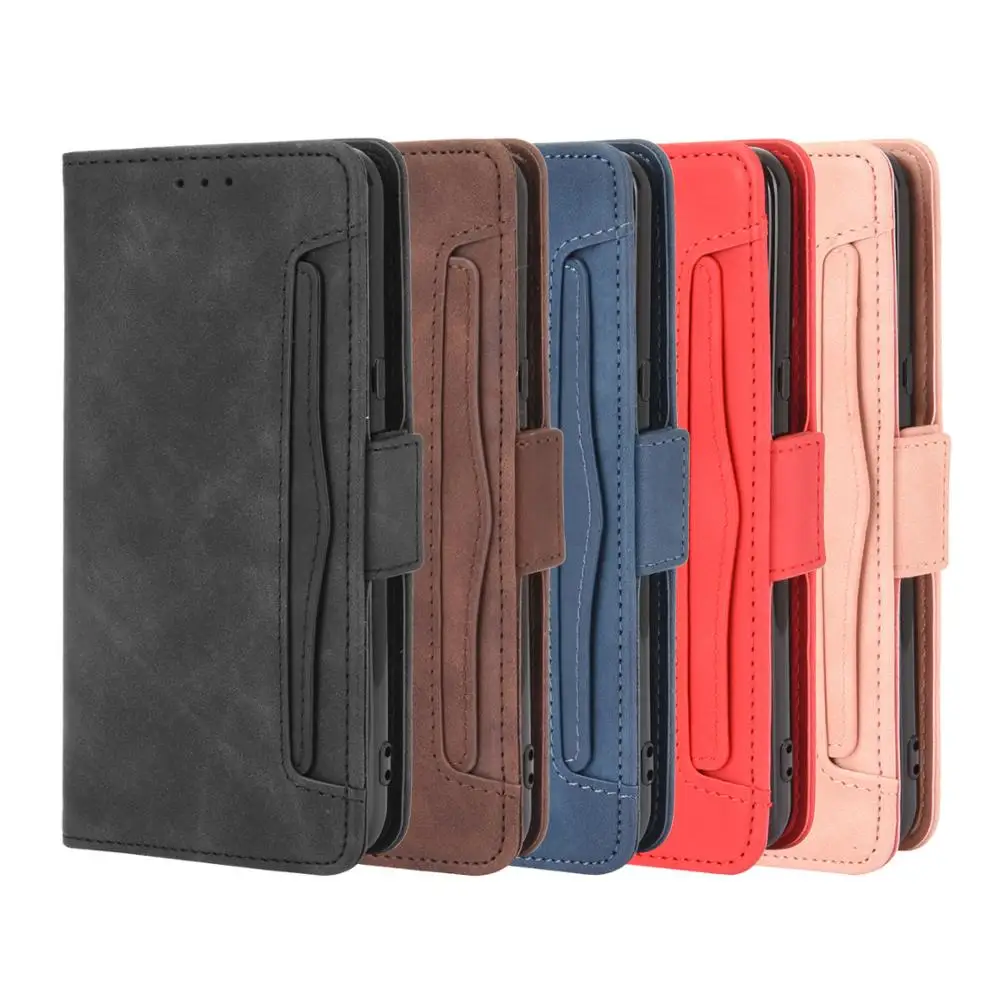 

For LG Style 3 Case Premium Leather Wallet Leather Flip Multi-card slot Cover For LG Style 3 L-41A Japanese version Case 6.1"
