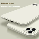 2020 новый роскошный жидкий силиконовый чехол для iPhone 11 Pro Max 12, защитный чехол для iPhone X, XS MAX, XR, 7, 8, 6, 6S PLUS, SE 2020, чехол