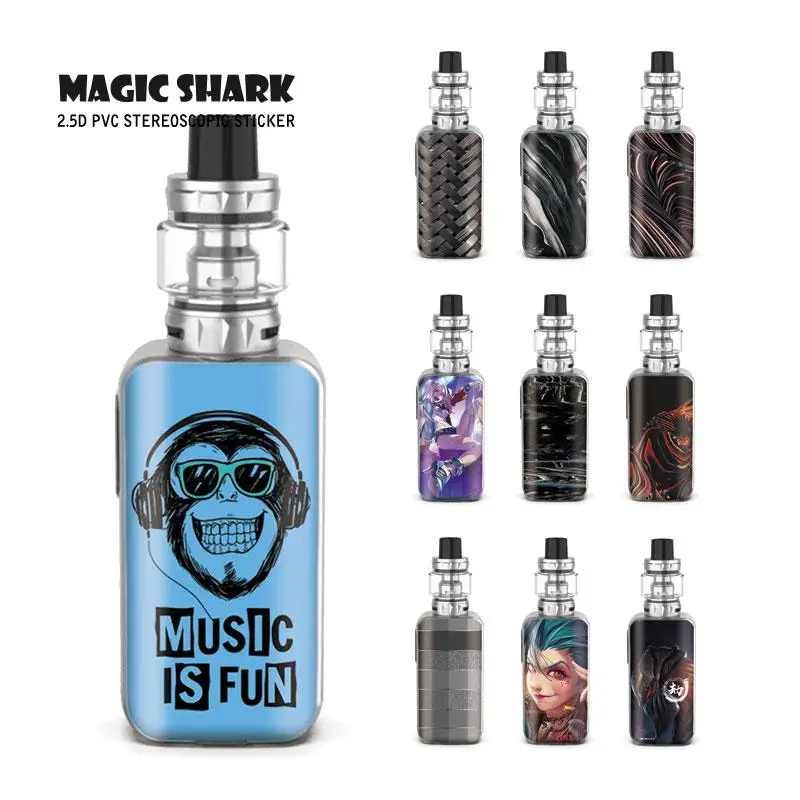 Волшебная Акула Jinx ткать камень печать музыка смешно LOL ПВХ стерео чехол стикер