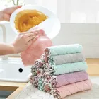 Тряпка для уборки ткань супер Абсорбент микрофибры Кухня средство для мытья посуды Двусторонняя посуда домашнее полотенце для уборки