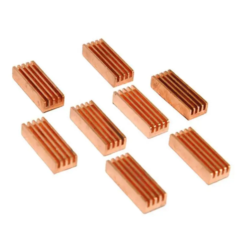 8X клейкая наклейка медный радиатор ноутбук RAM материнская плата чип кулер Чистая