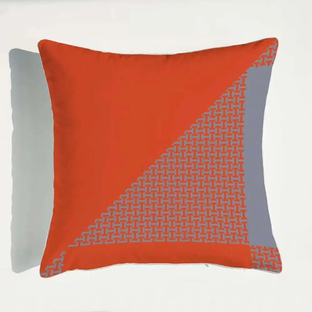 Роскошный бархатный чехол для подушки LISM двусторонний с принтом домашний