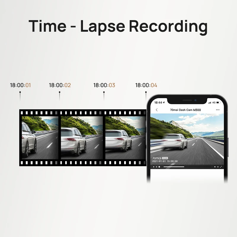 2021 Новый 70mai Dash Cam M300 Видеорегистраторы для автомобилей 1296P Ночное видение