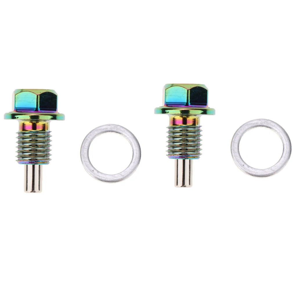 2 шт. универсальная пробка для слива масла анодированная M12x1.5 всех