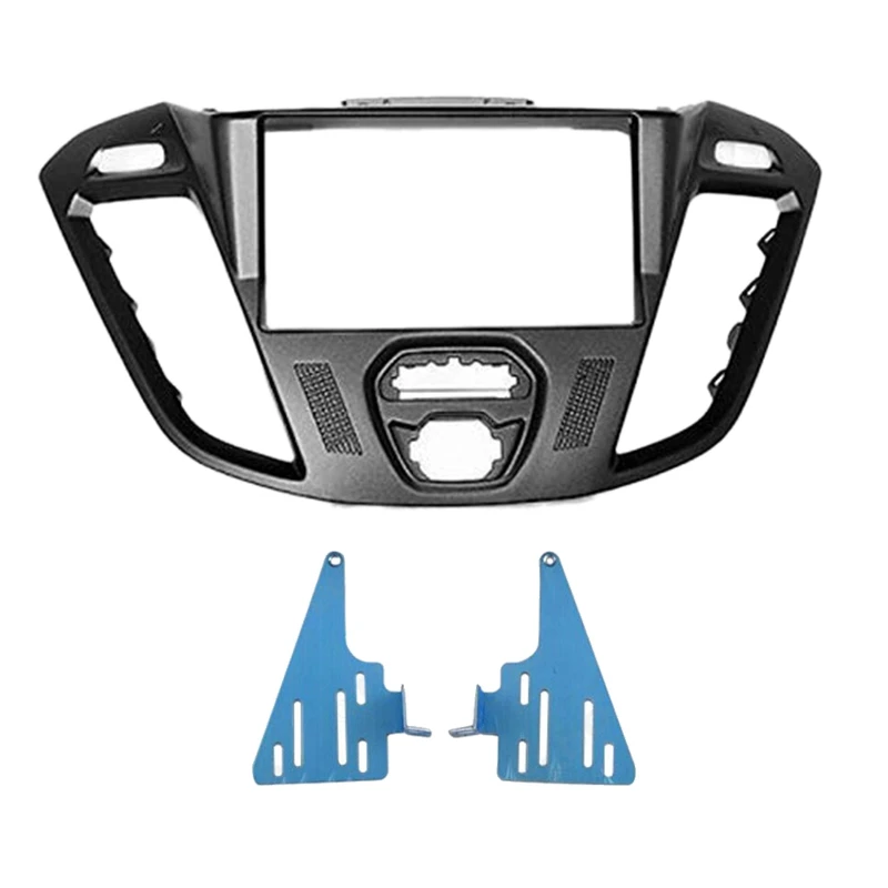 2 DIN Автомобильный головный блок Fascia Facia установочный набор для Ford Transit Custom Tourneo 2012 +