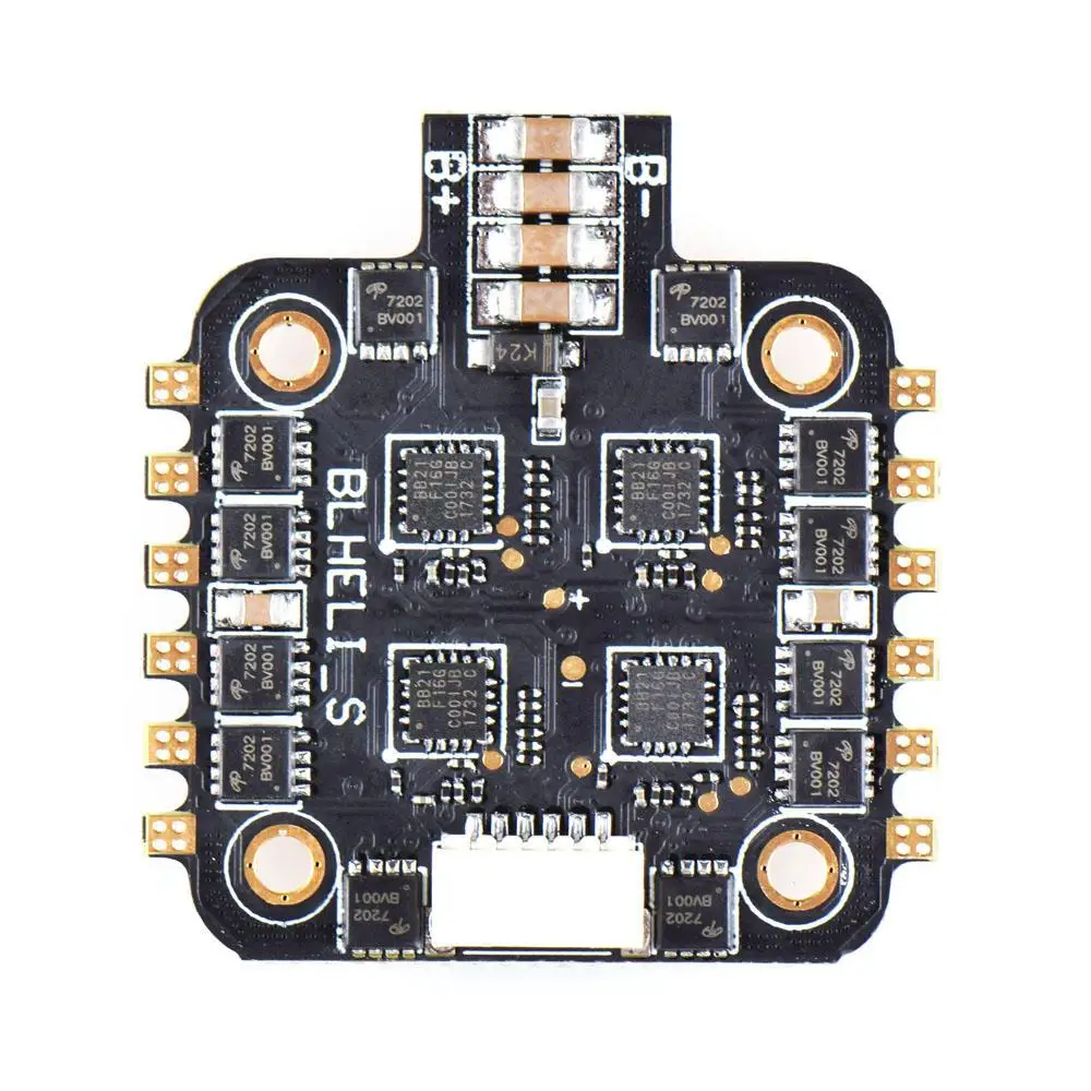 Hobbylan 4 в 1 15A 2-4S Blheli_S Dshot600 бесщеточный ESC для радиоуправляемого дрона FPV Racing 20x20mm |
