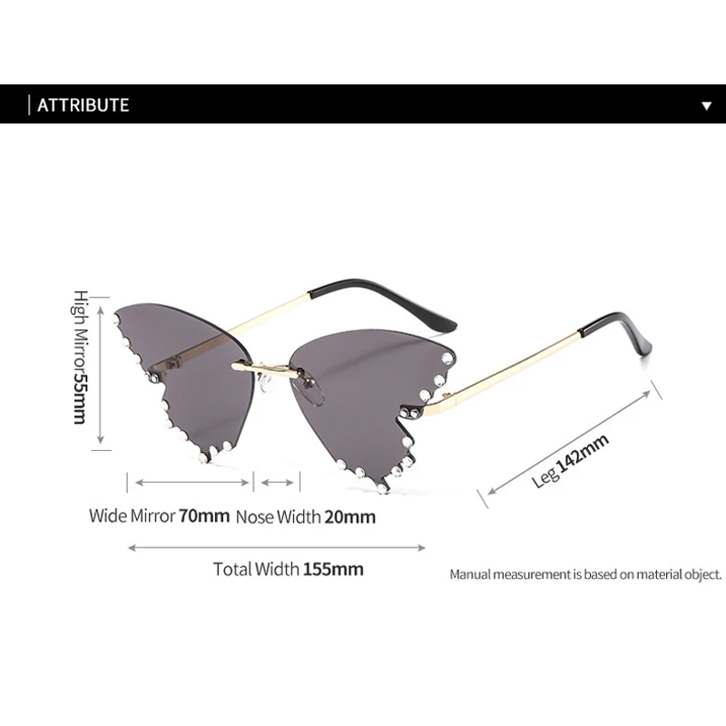 Новые женские солнцезащитные очки в большой оправе с бриллиантами - купить по