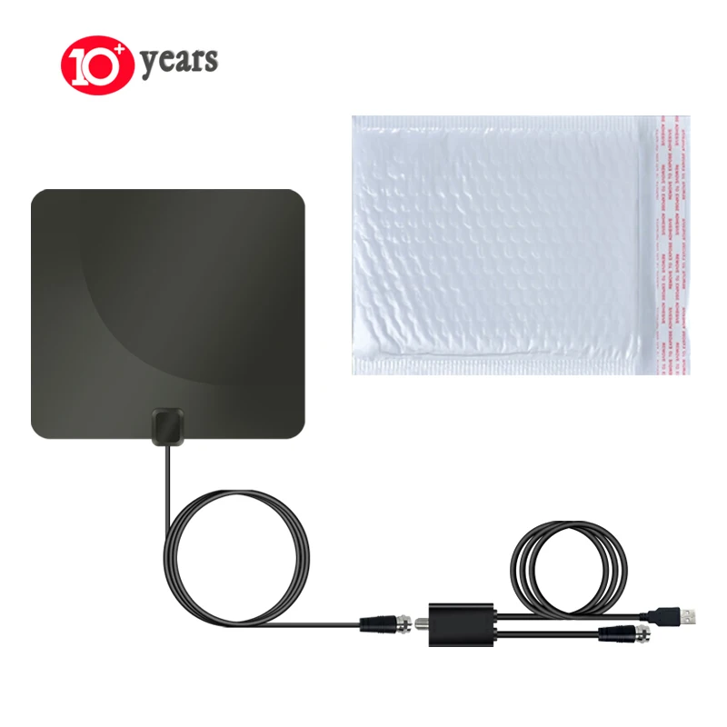 

Комнатная антенна с усилением четкого цифрового телевидения HD TV, стабильный сигнал 4K для DVB-T2 Freeview ATSC ISDB локального канала вещания