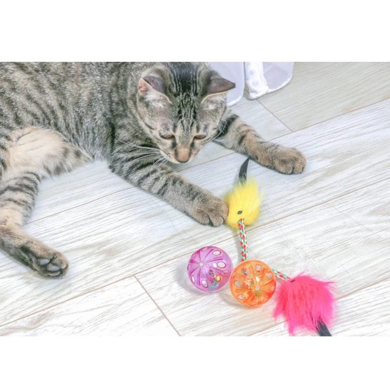 

2 шт., игрушка для кошек и животных, из искусственного меха