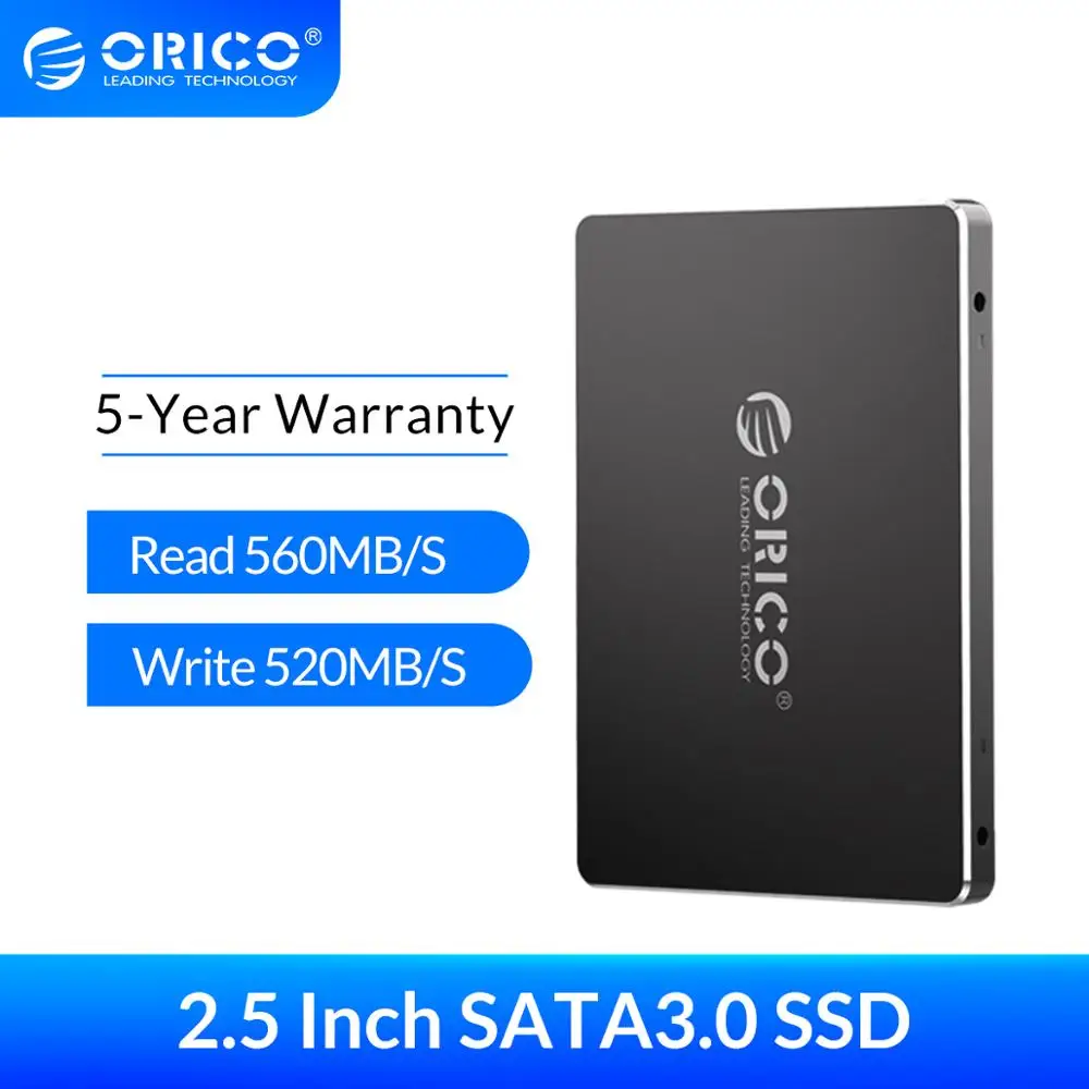 ORICO SSD 128 ГБ 256 512 1 ТБ 2 5 дюйма SATA Внутренний твердотельный диск для настольного