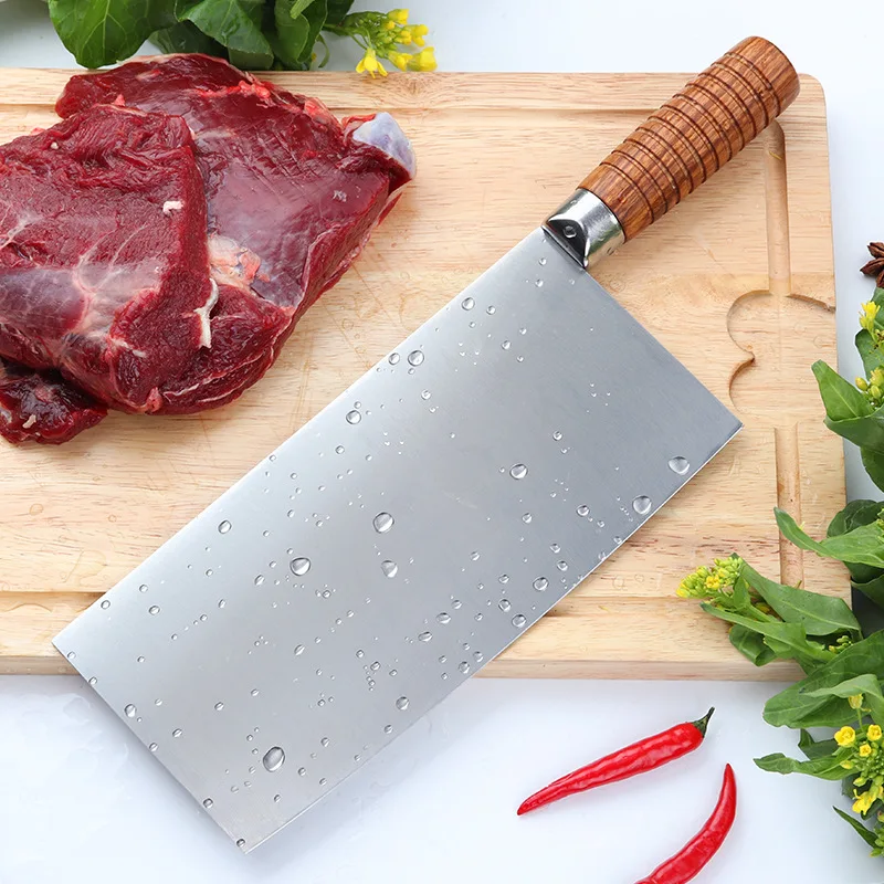 

Blade Kitchen Knife 4Cr13mov Stainless Steel Kitchen Slicing Knives Razor Sharp Restaurant Chef Tools Africa Wood