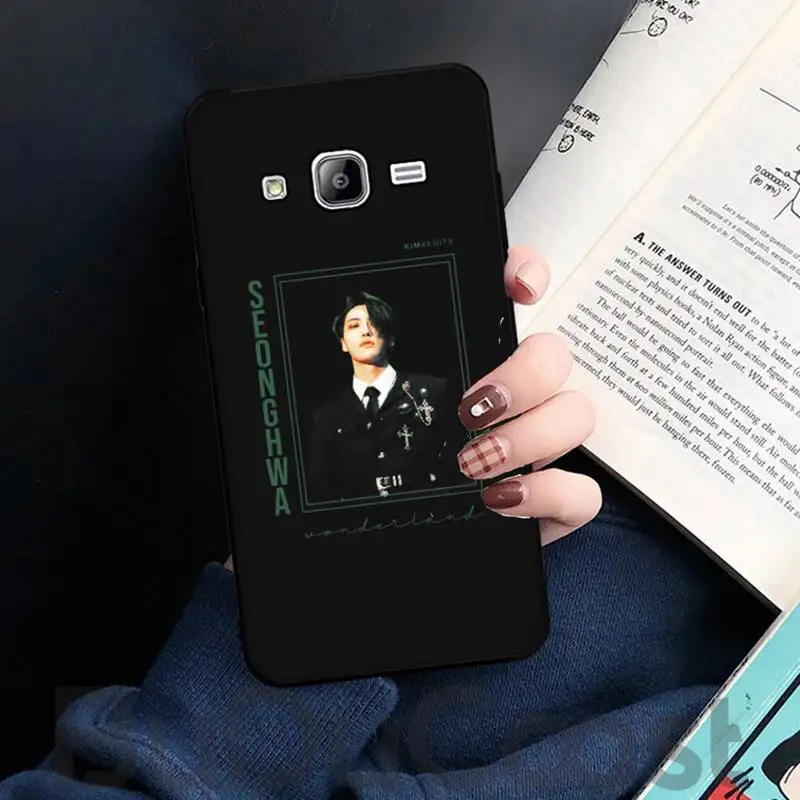 

Riccu Ateez HongJoong SeongHWA Phone Case For Samsung Galaxy Note20 ultra 7 8 9 10 Plus lite J7 J8 Plus 2018 Prime
