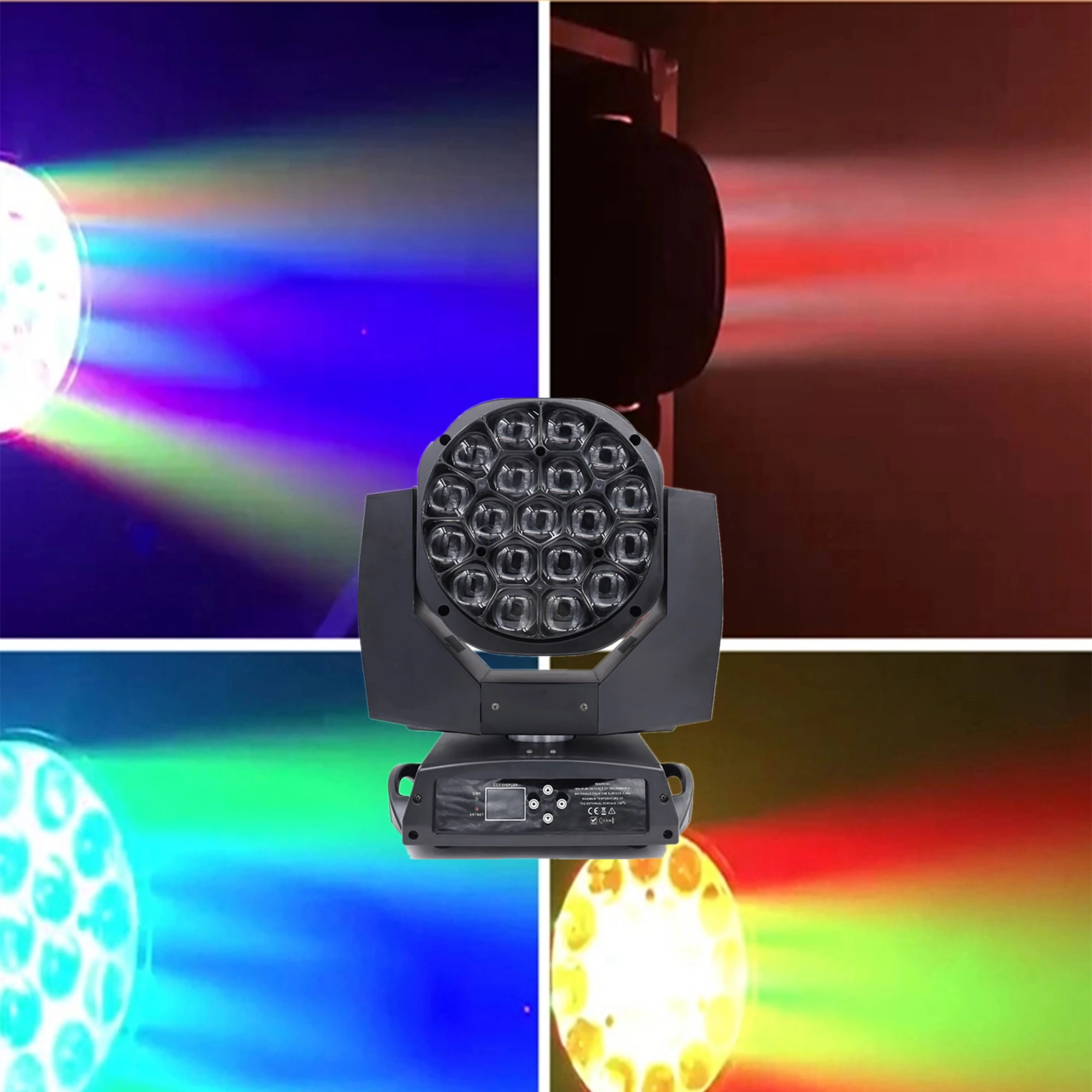 

vier-in-een LED focus bee eye moving head beam effect light can be used in disco dj bars and other places