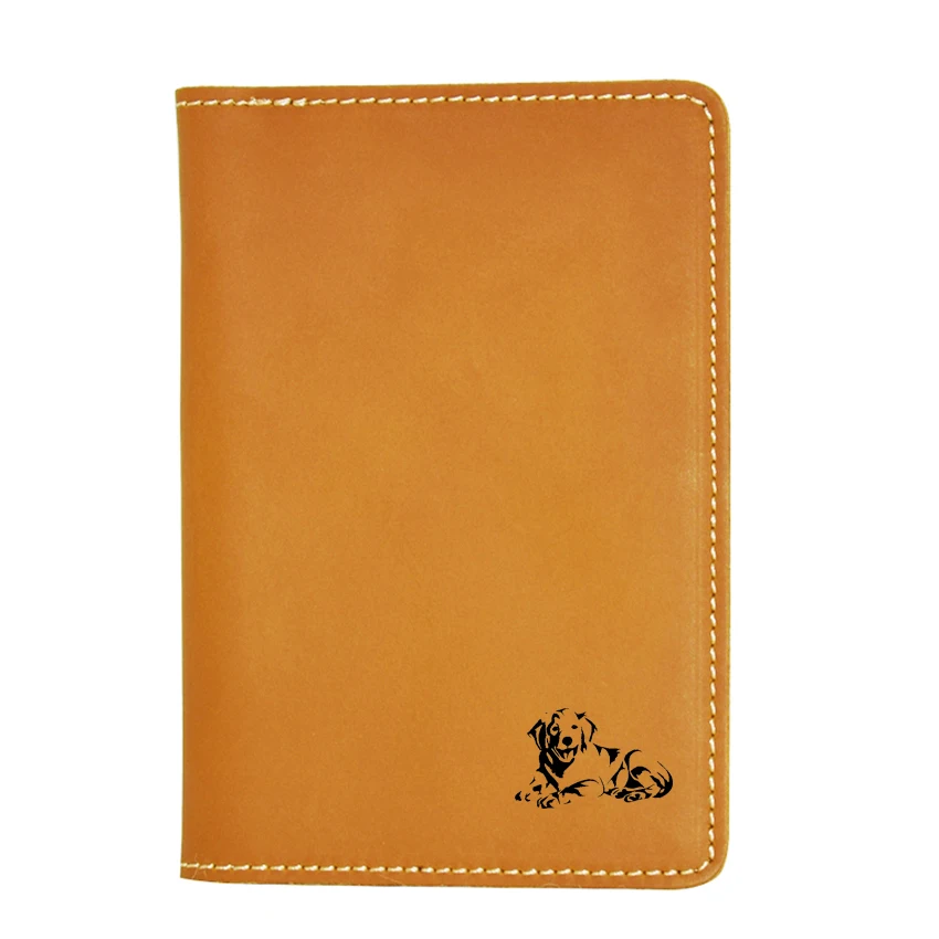Чехол для путешествий с выгравированным изображением собаки Лабрадора кожаный