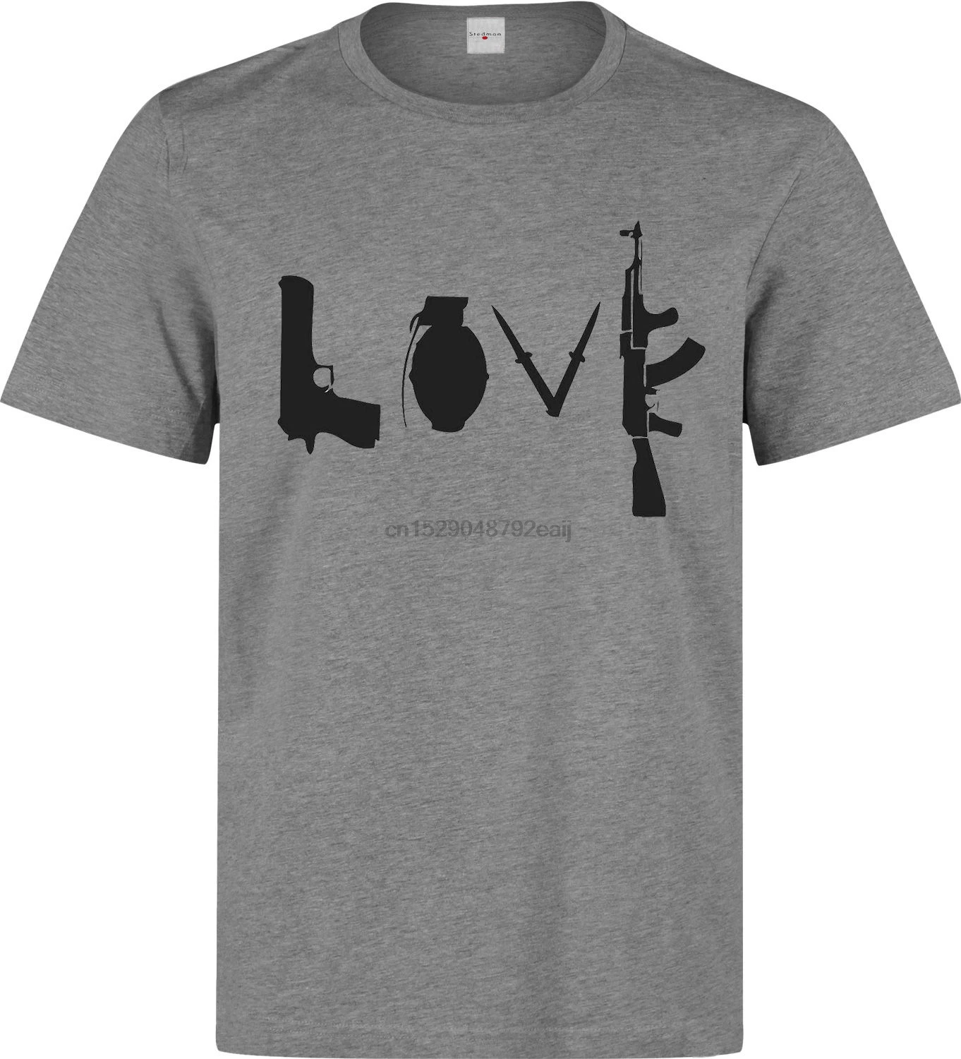 

Banksy Street Art Love Guns Ak-47 Ak47 Ak 47 Mengrey T Shirt Top Quality Cool Casual Pride T Shirt Men Unisex Fashion