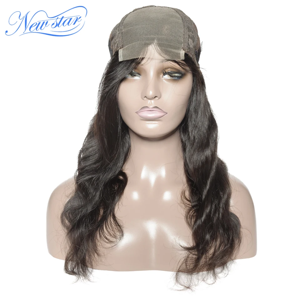 Brazilian Body Wave 150%Density Lace Wig Glueless 4x4 Closure Wig Customized New Star Virgin Human Hair Wig For Black Women