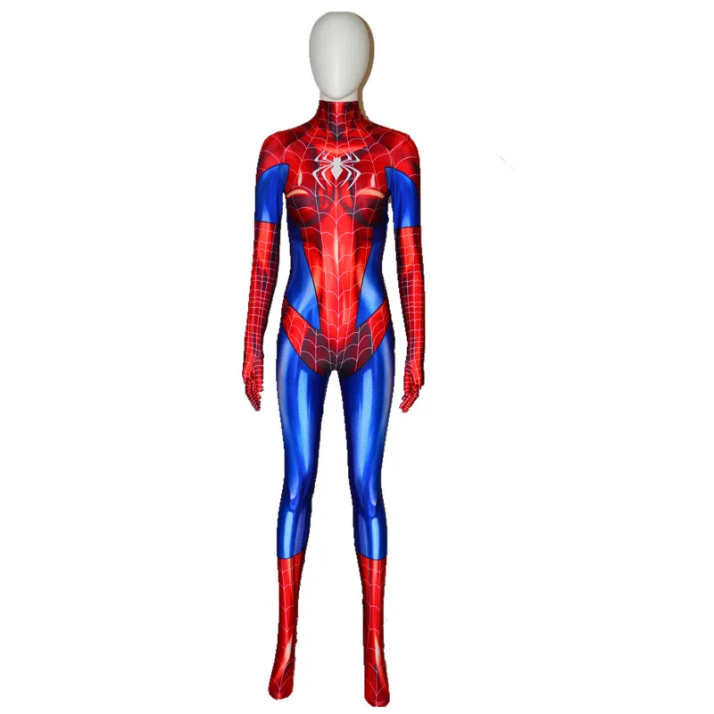 MJ Jamie костюм Мэри Джейн девочка косплей 3D принт Хэллоуин Zentai Catsuit взрослые