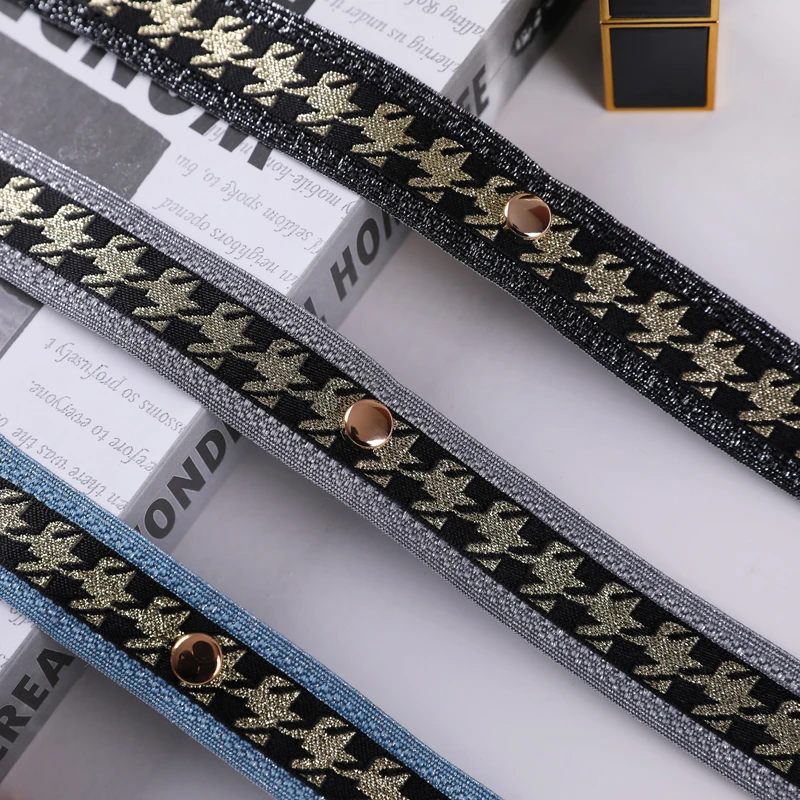 12M/Lot 2.5cm Wide Metal Button Lace Trim Webbing Lamp Sofa Edge Decor Curtain Accessories Tassel Fringe Ribbon Belt Trims DIY | Дом и сад