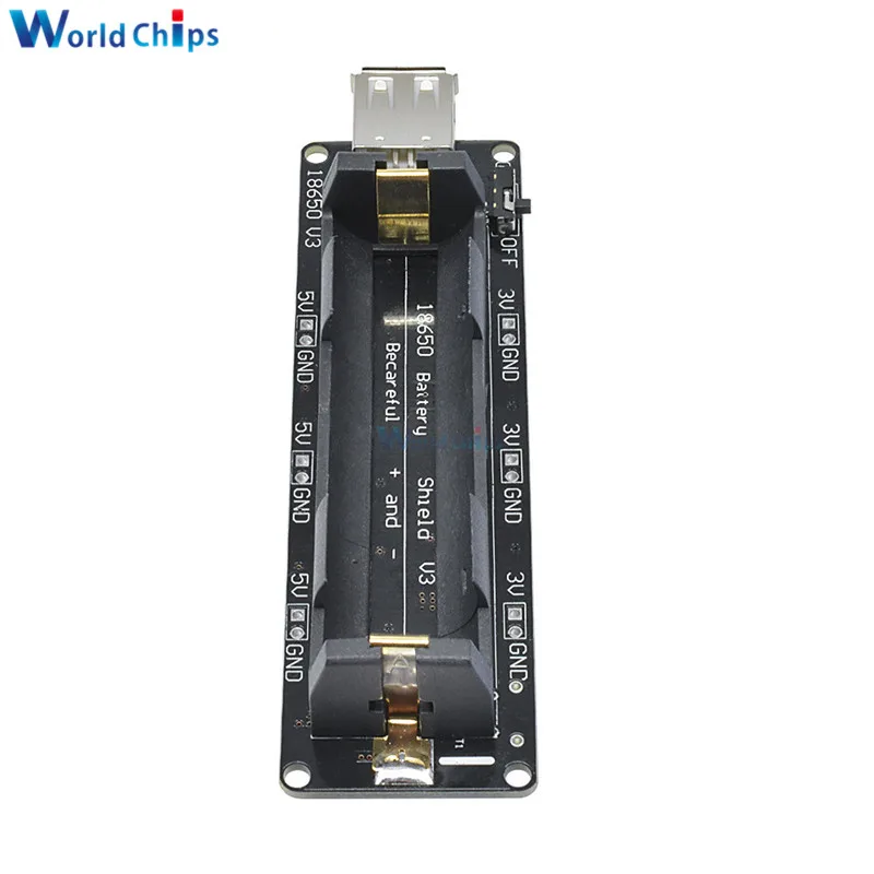 Diymore 18650 Защита аккумулятора V3 для Raspberry Pi WEMOS для Arduino Micro usb type-A USB выход Diy Kit