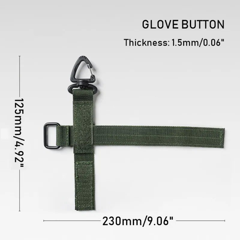 

Glove Hook Multi-purpose Military Fan Outdoor Tactical Gloves Climbing Rope Storage Buckle Adjust Camping Glove Hanging Buckle .